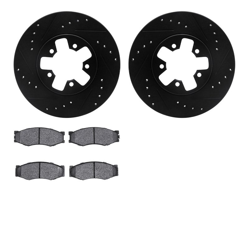 Dynamite Friction 8502-67013 Disc Brake Kit - Front