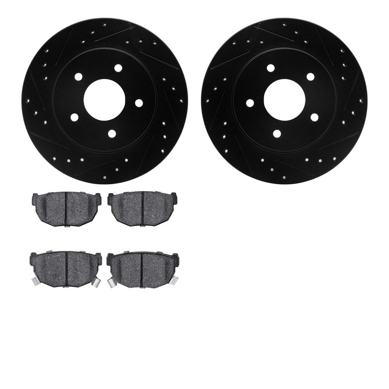 Dynamite Friction 8502-67021 Disc Brake Kit - Rear