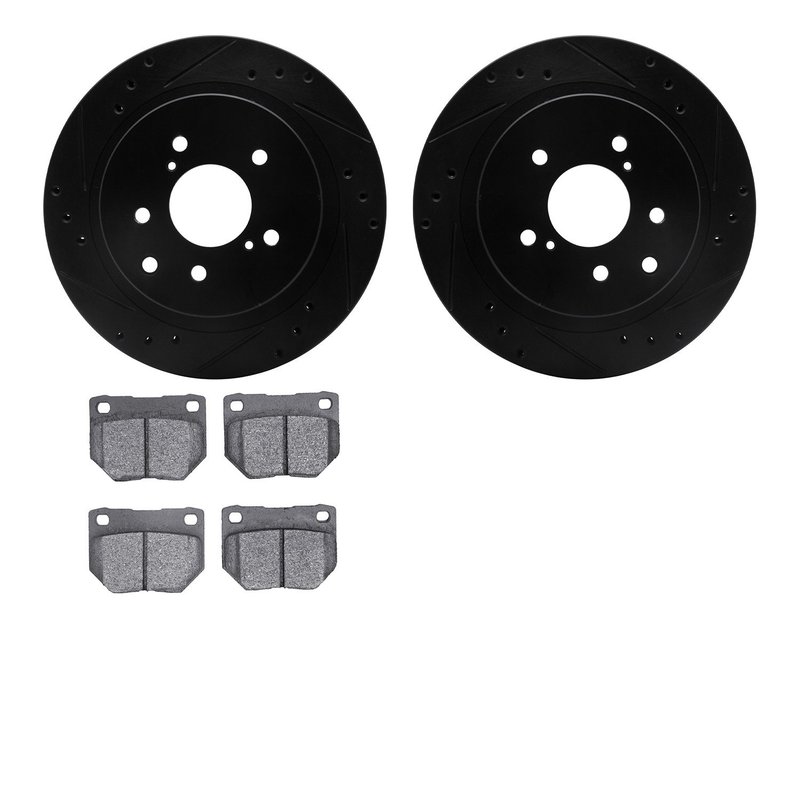 Dynamite Friction 8502-67028 Disc Brake Kit - Rear