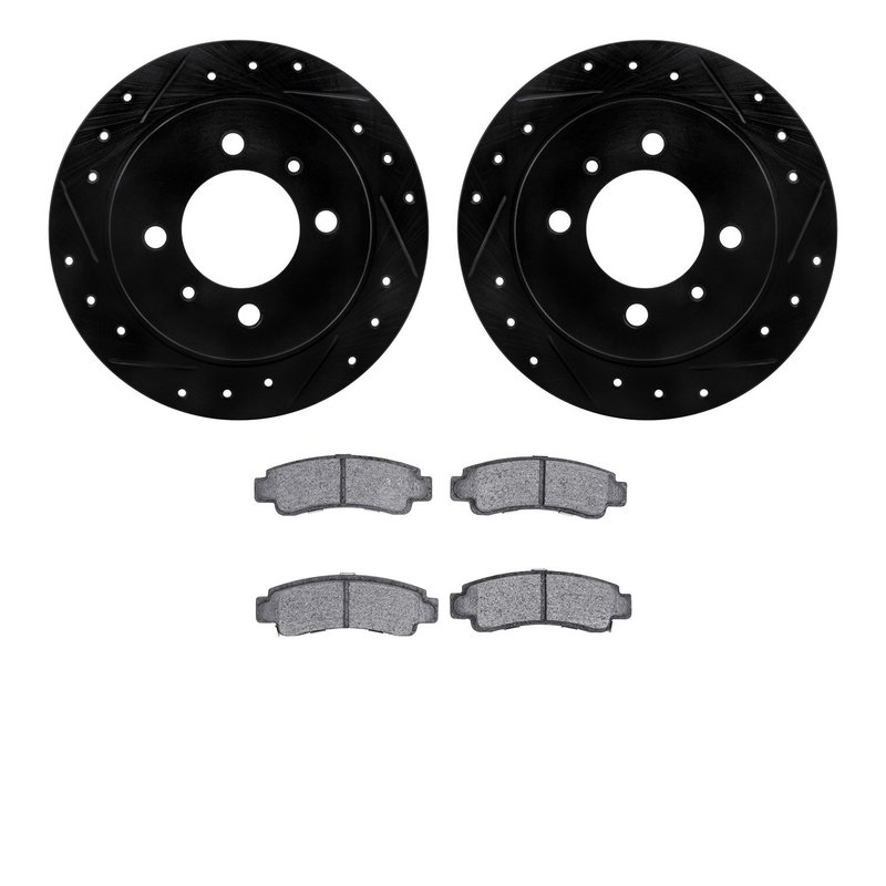 Dynamite Friction 8502-67033 Disc Brake Kit - Rear