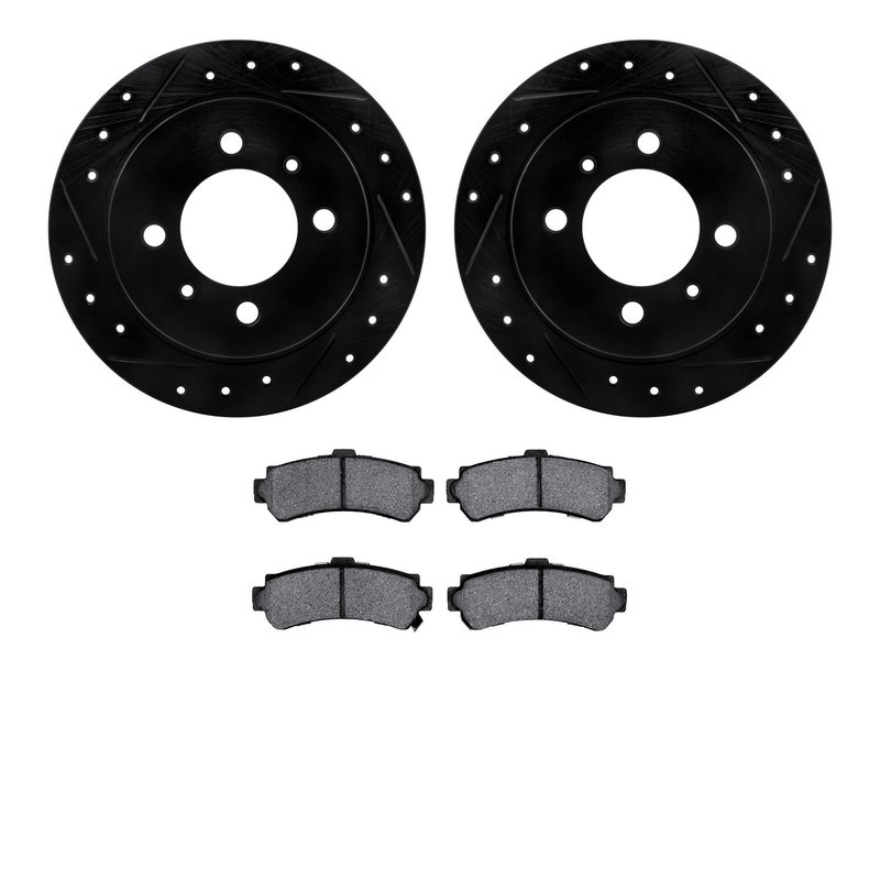 Dynamite Friction 8502-67034 Disc Brake Kit - Rear