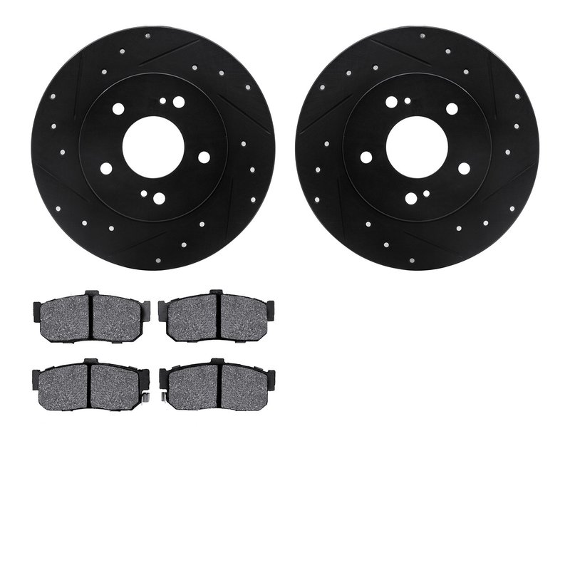 Dynamite Friction 8502-67037 Disc Brake Kit - Rear