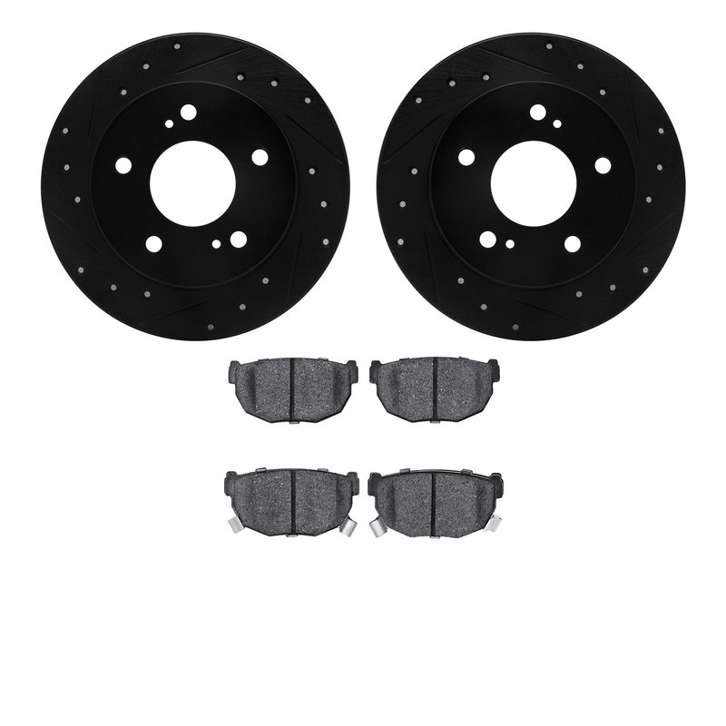 Dynamite Friction 8502-67042 Disc Brake Kit - Rear