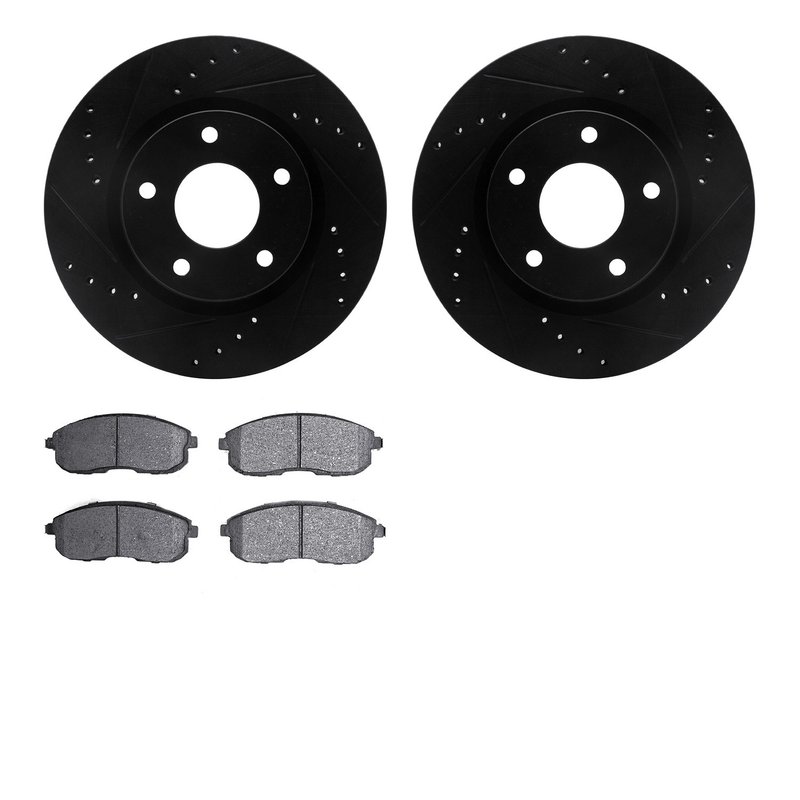 Dynamite Friction 8502-67063 Disc Brake Kit - Front