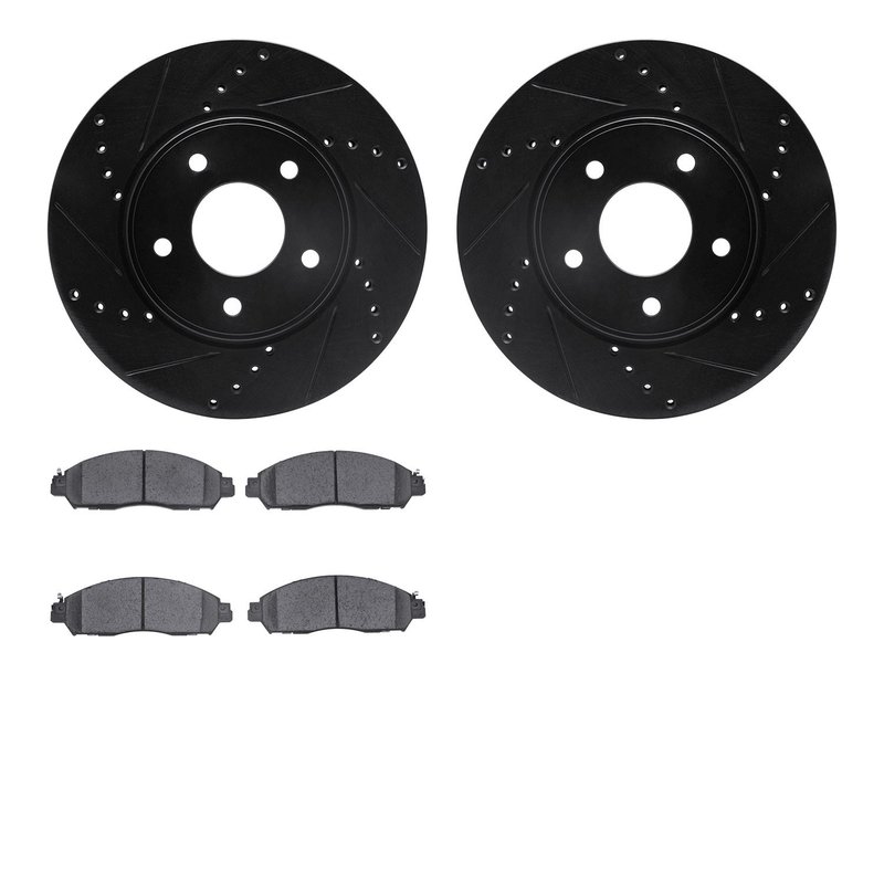 Dynamic Friction 8502-67096 Disc Brake Kit - Front