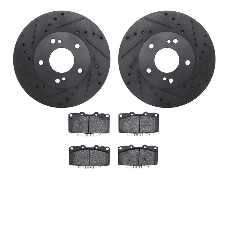 Dynamite Friction 8502-67130 Disc Brake Kit - Front