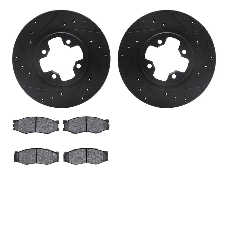 Dynamite Friction 8502-67138 Disc Brake Kit - Front