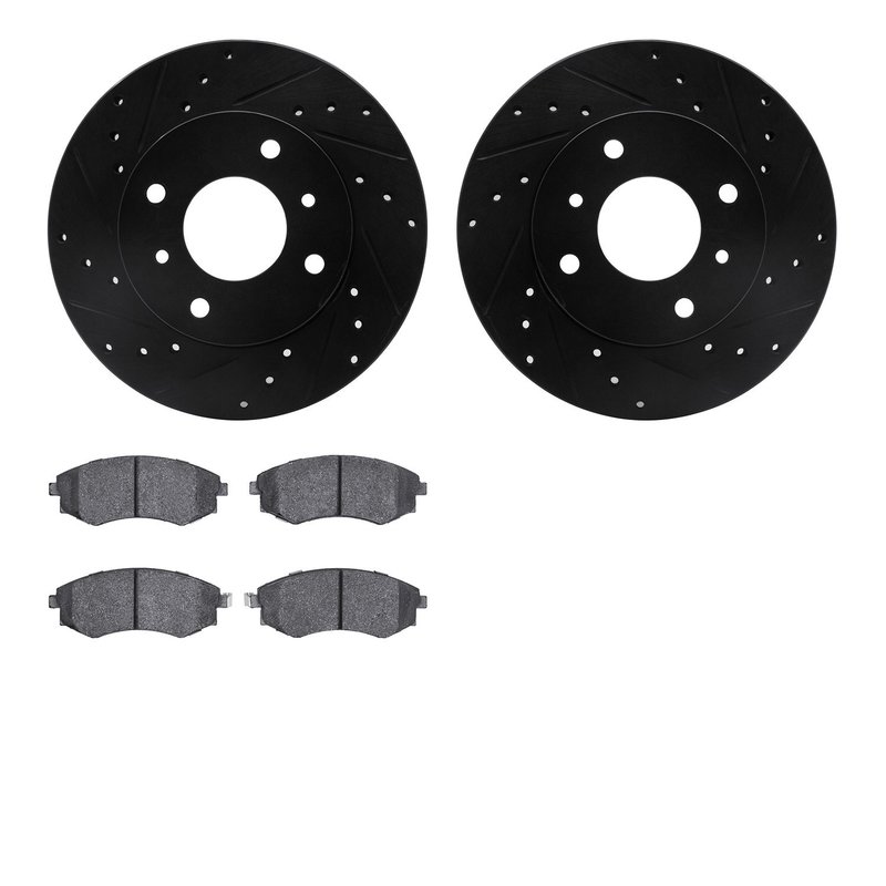 Dynamite Friction 8502-67224 Disc Brake Kit - Front