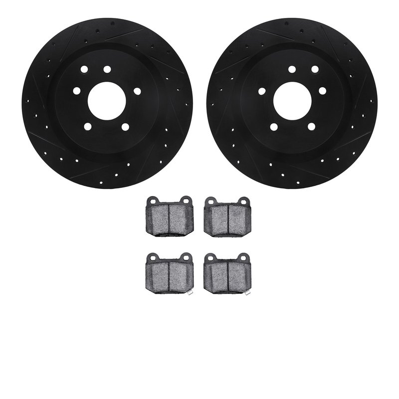 Dynamite Friction 8502-68010 Disc Brake Kit - Rear