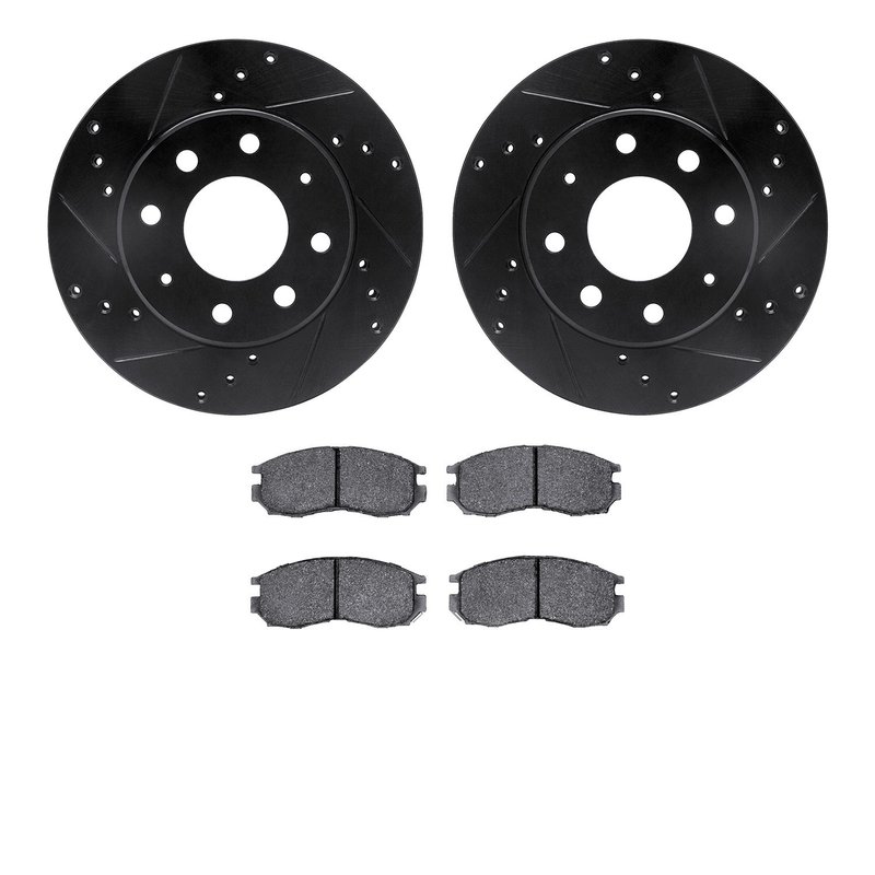 Dynamite Friction 8502-72022 Disc Brake Kit - Front