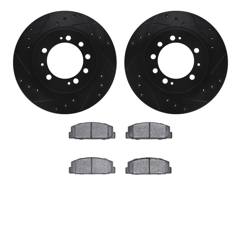 Dynamic Friction 8502-72074 Disc Brake Kit - Rear