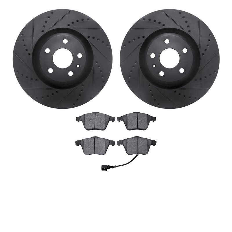 Dynamite Friction 8502-73060 Disc Brake Kit - Front