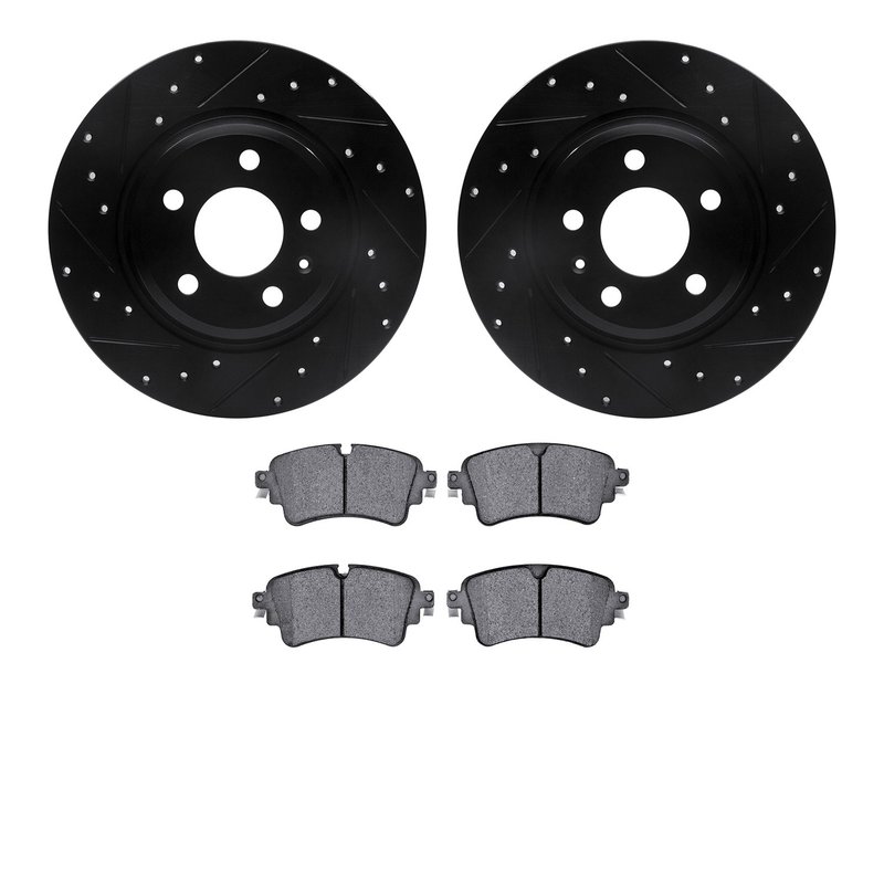 Dynamite Friction 8502-73068 Disc Brake Kit - Rear