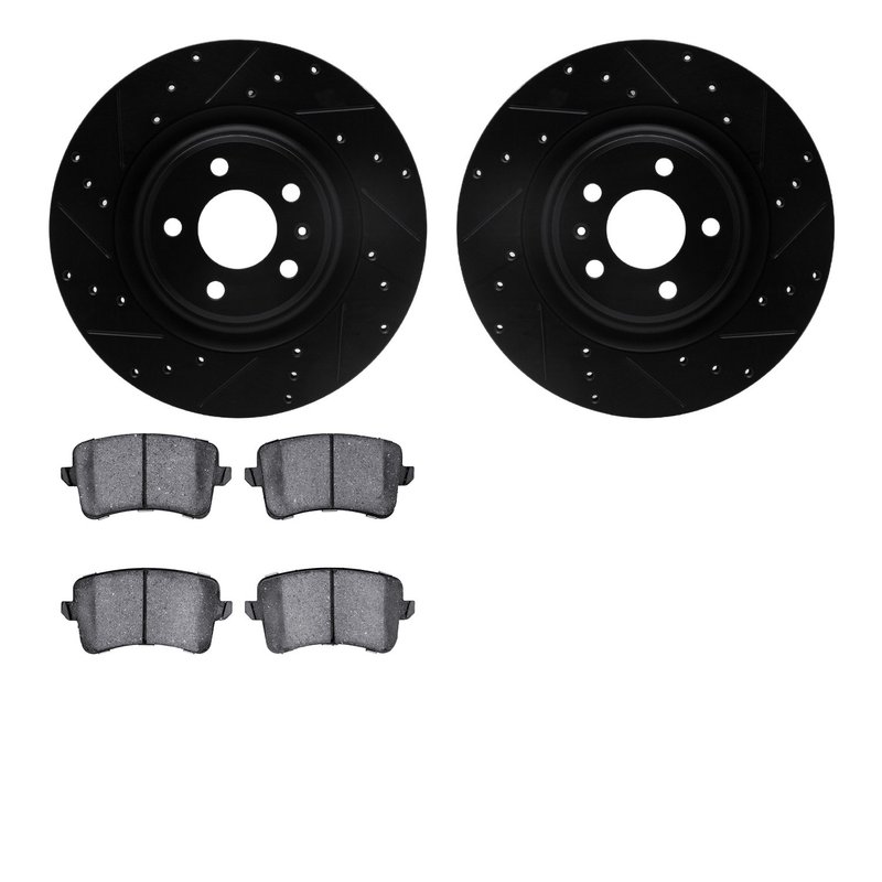 Dynamite Friction 8502-73075 Disc Brake Kit - Rear