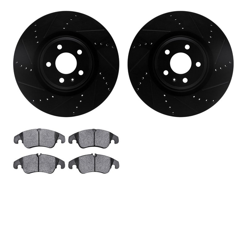 Dynamite Friction 8502-73407 Disc Brake Kit - Front