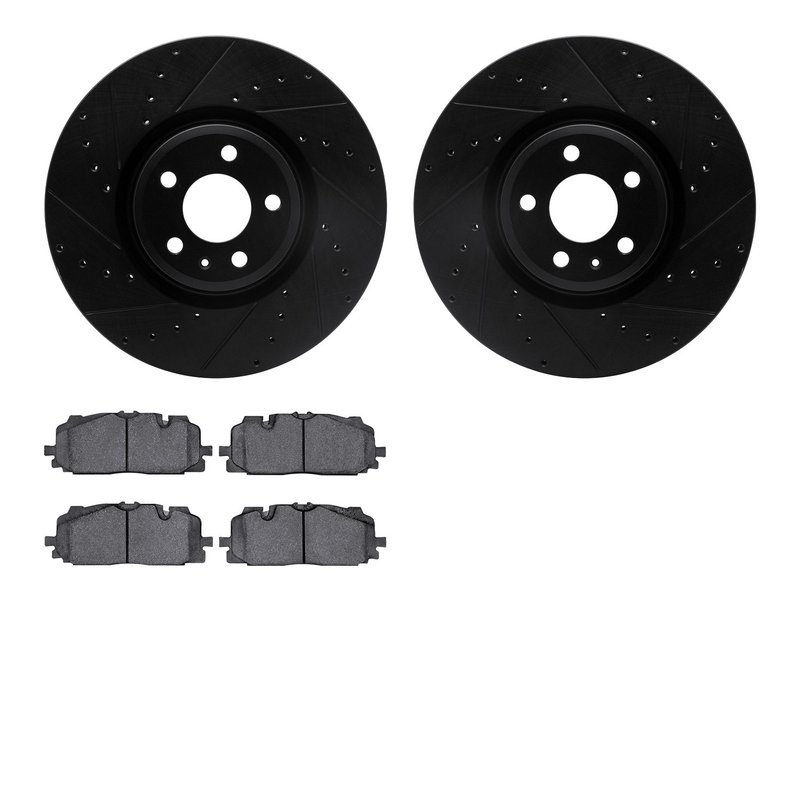 Dynamite Friction 8502-73450 Disc Brake Kit - Front