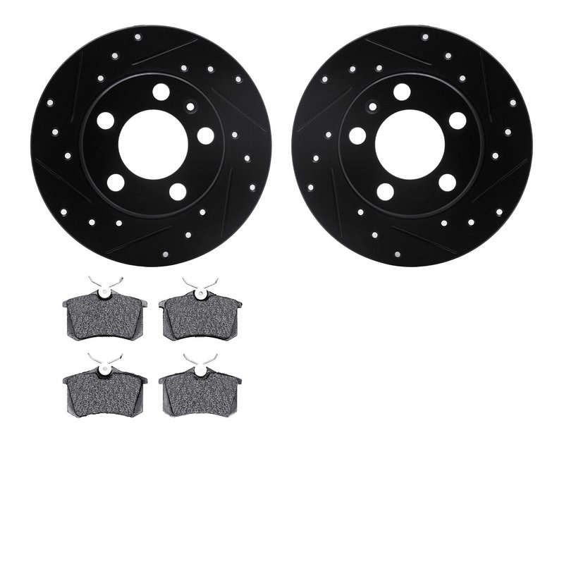 Dynamite Friction 8502-74034 Disc Brake Kit - Rear