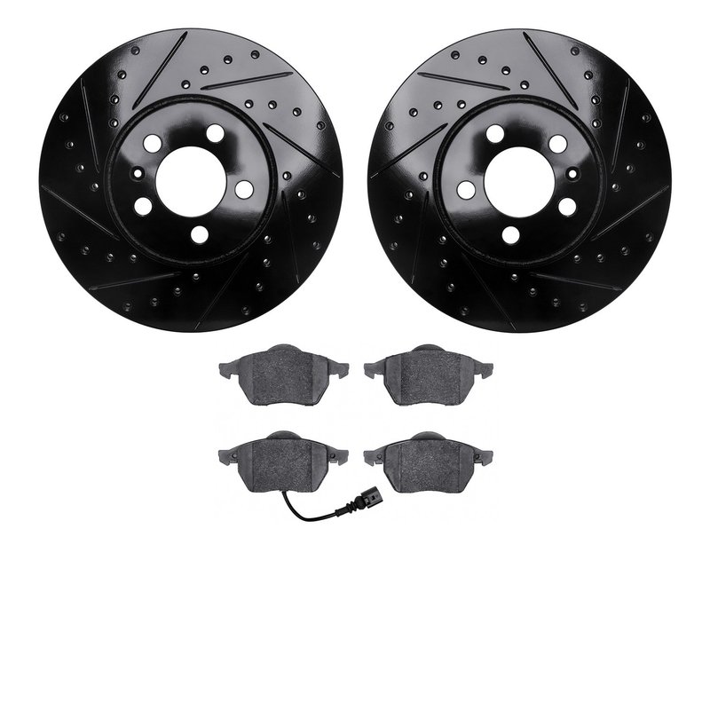 Dynamite Friction 8502-74039 Disc Brake Kit - Front