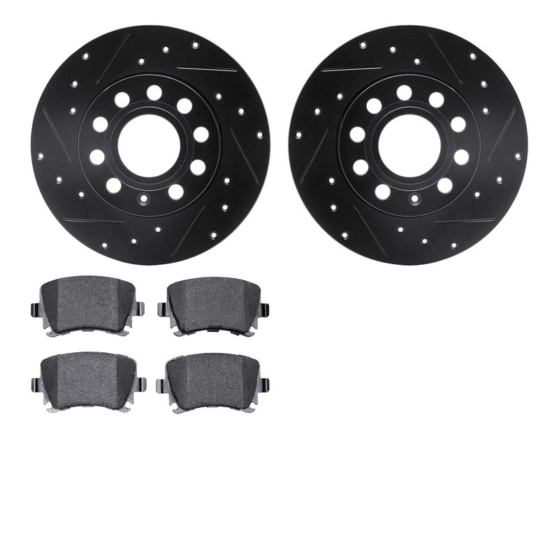 Dynamite Friction 8502-74051 Disc Brake Kit - Rear