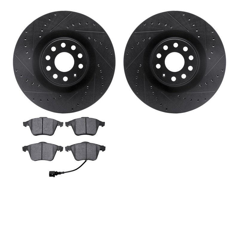 Dynamite Friction 8502-74056 Disc Brake Kit - Front