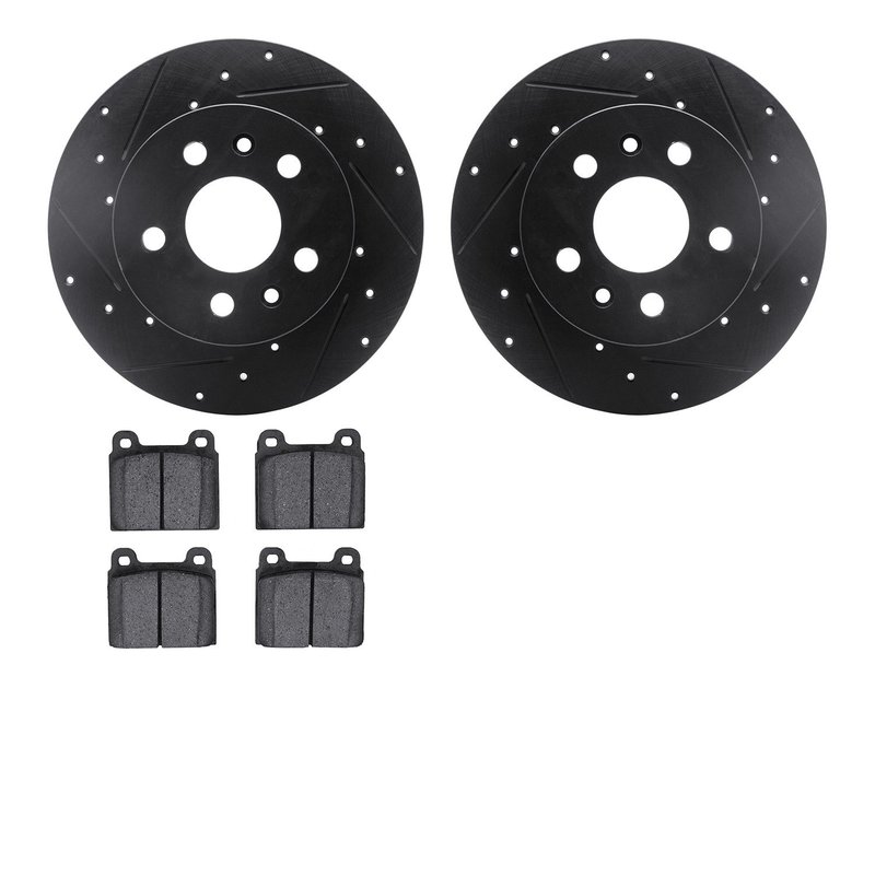 Dynamite Friction 8502-74070 Disc Brake Kit - Front
