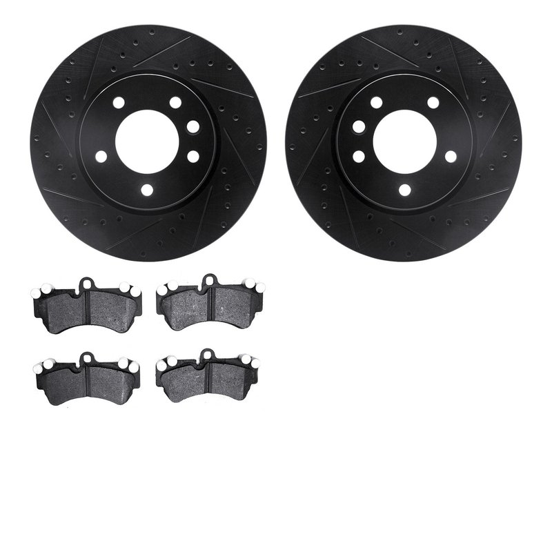 Dynamic Friction 8502-74085 Disc Brake Kit - Front