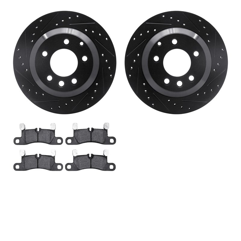 Dynamite Friction 8502-74089 Disc Brake Kit - Rear