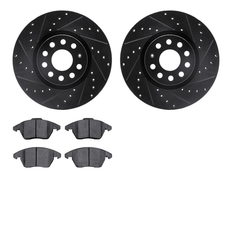 Dynamite Friction 8502-74095 Disc Brake Kit - Front