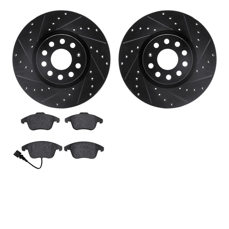Dynamite Friction 8502-74096 Disc Brake Kit - Front