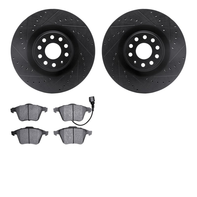 Dynamite Friction 8502-74307 Disc Brake Kit - Front