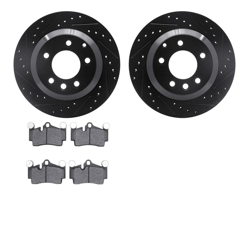 Dynamite Friction 8502-74404 Disc Brake Kit - Rear