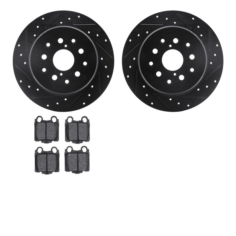 Dynamite Friction 8502-75010 Disc Brake Kit - Rear