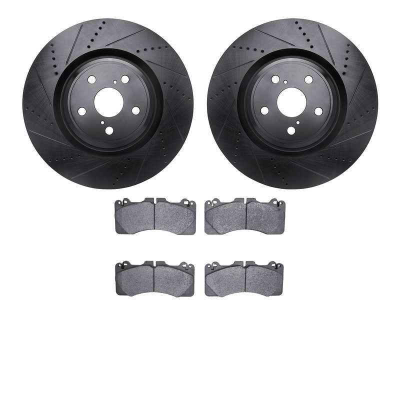 Dynamic Friction 8502-75028 Disc Brake Kit - Front
