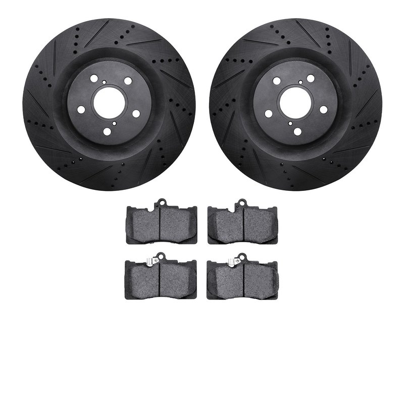 Dynamite Friction 8502-75030 Disc Brake Kit - Front