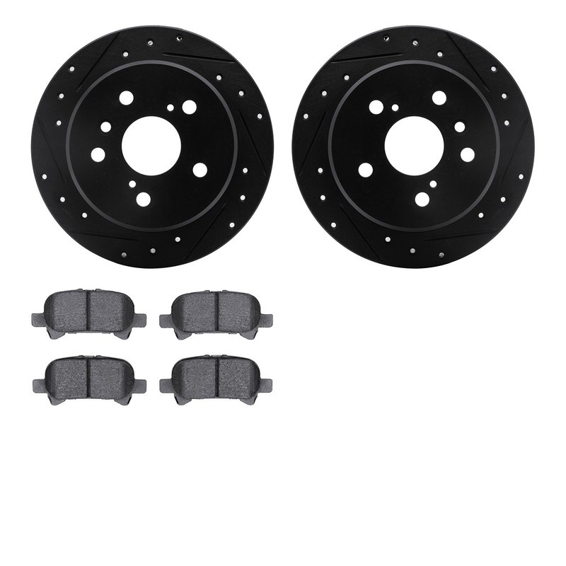 Dynamite Friction 8502-76043 Disc Brake Kit - Rear