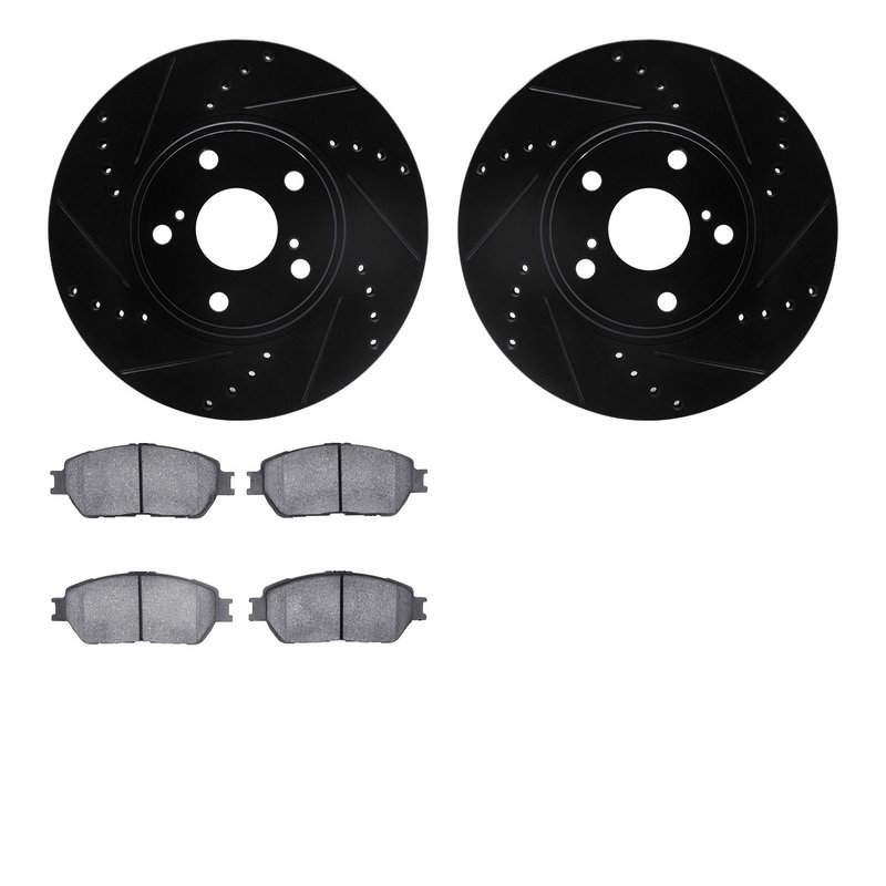 Dynamite Friction 8502-76045 Disc Brake Kit - Front