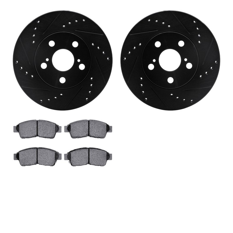 Dynamite Friction 8502-76056 Disc Brake Kit - Front