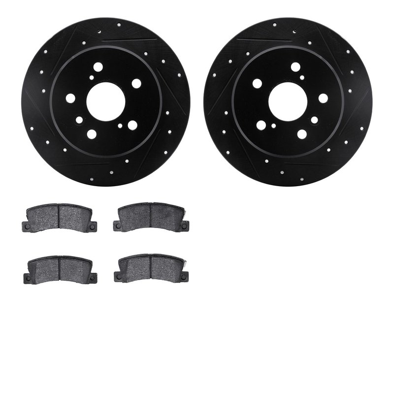 Dynamic Friction 8502-76060 Disc Brake Kit - Rear
