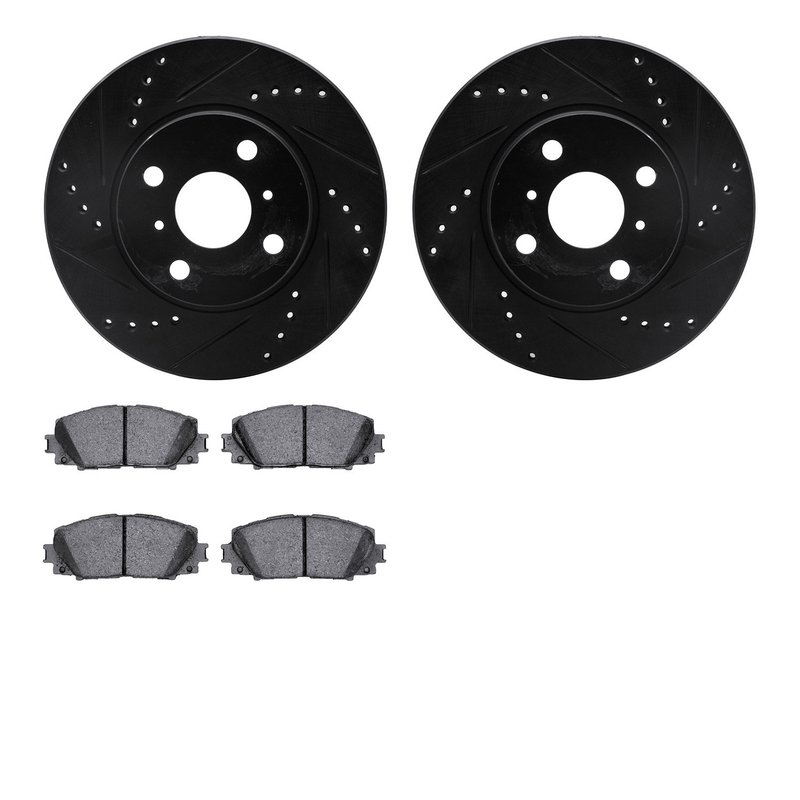 Dynamite Friction 8502-76081 Disc Brake Kit - Front