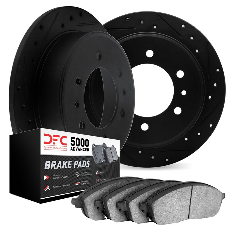 Dynamite Friction 8502-76098 Disc Brake Kit - Front