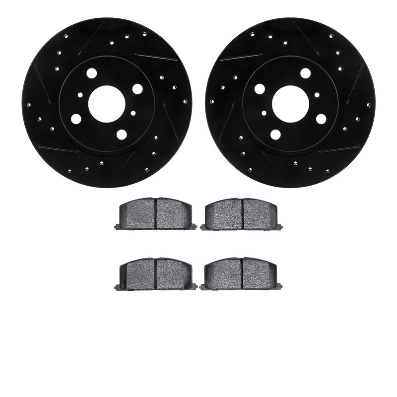 Dynamite Friction 8502-76100 Disc Brake Kit - Front