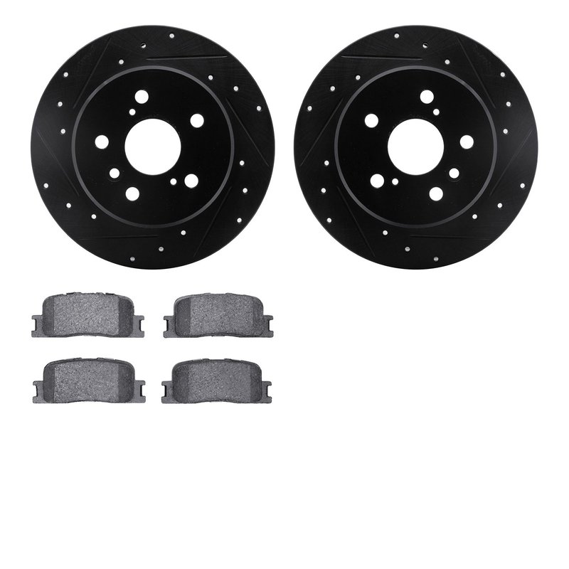 Dynamic Friction 8502-76133 Disc Brake Kit - Rear