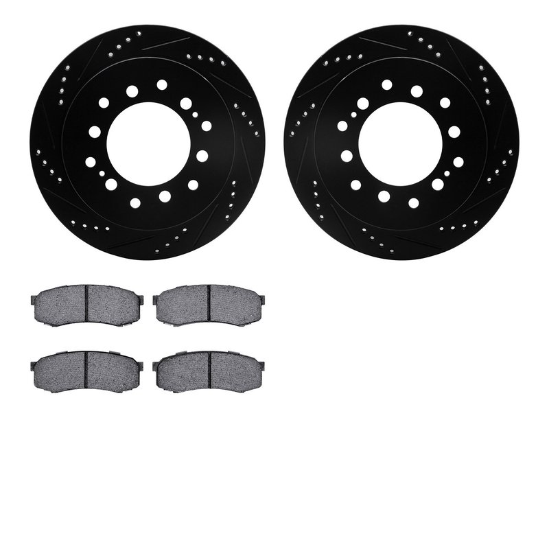 Dynamite Friction 8502-76153 Disc Brake Kit - Rear