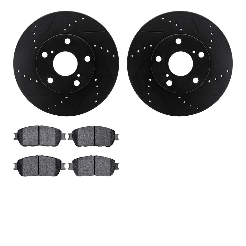 Dynamite Friction 8502-76163 Disc Brake Kit - Front