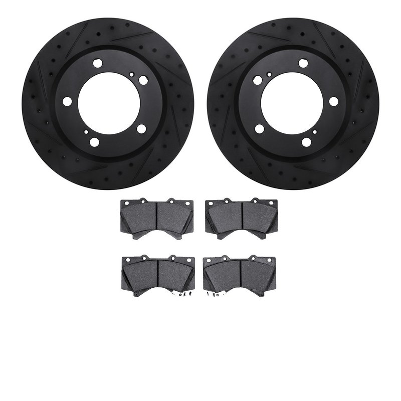 Dynamite Friction 8502-76172 Disc Brake Kit - Front