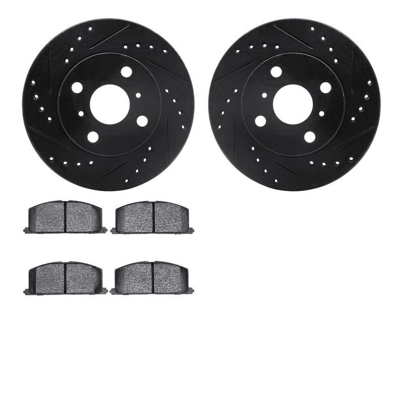 Dynamite Friction 8502-76194 Disc Brake Kit - Front