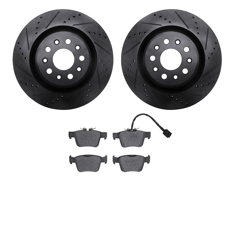 Dynamite Friction 8502-79003 Disc Brake Kit - Rear