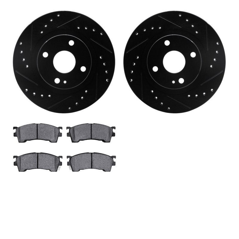 Dynamite Friction 8502-80021 Disc Brake Kit - Front
