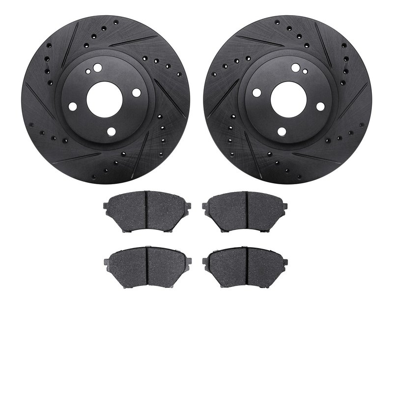 Dynamite Friction 8502-80023 Disc Brake Kit - Front