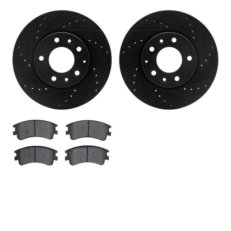 Dynamic Friction 8502-80025 Disc Brake Kit - Front